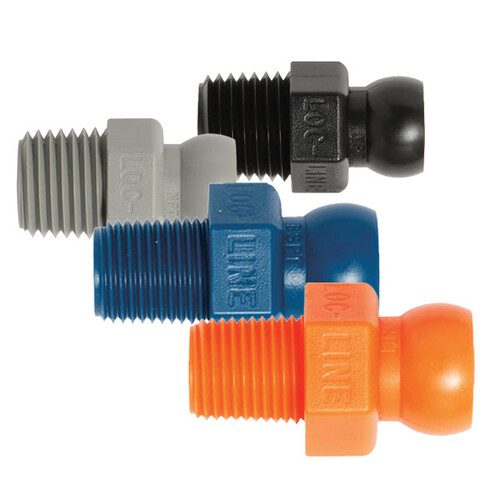NBPT 10 Raccordi Pneumatici A Innesto Rapido &ndash; Tubo 1/4&Prime; OD X Filetto 1/4&Prime; NPT &ndash; PL1/4 XN1/8