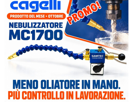 Nebulizzatore con base magnetica